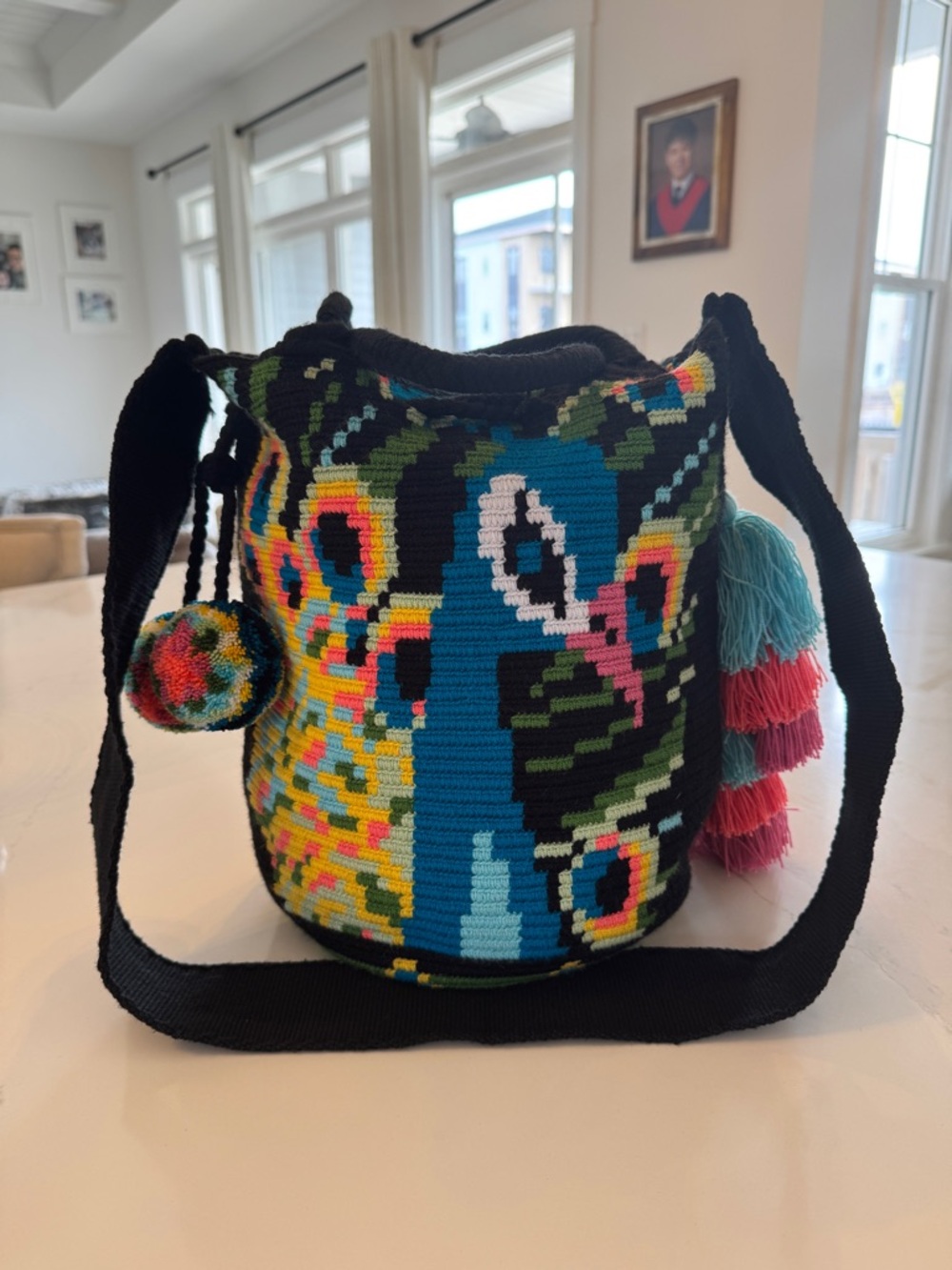 Gorgeous Peacock Bucket Bag!